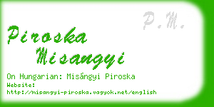 piroska misangyi business card