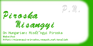 piroska misangyi business card